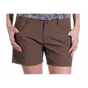 Patagonia Shorts Happy Hike Shorts Gray Flat Front Low Rise Zip Breathable Sz 4